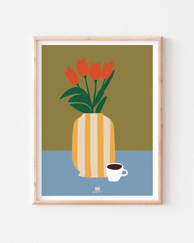 Affiche A3 "Les Tulipes"