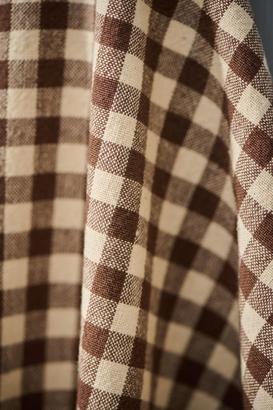 Torchon Vichy Marron