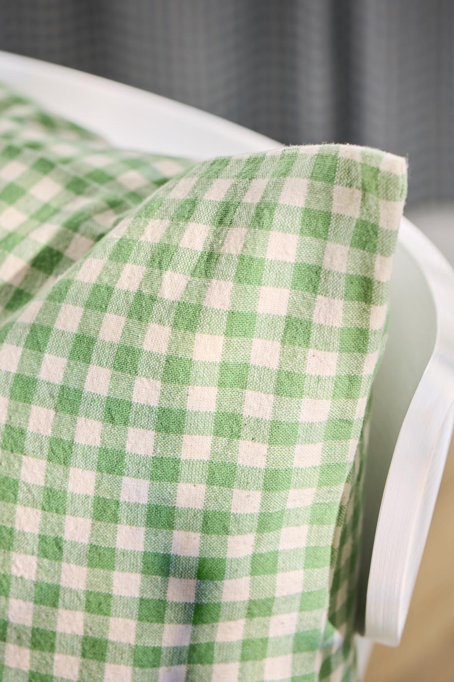 Housse de coussin Vichy