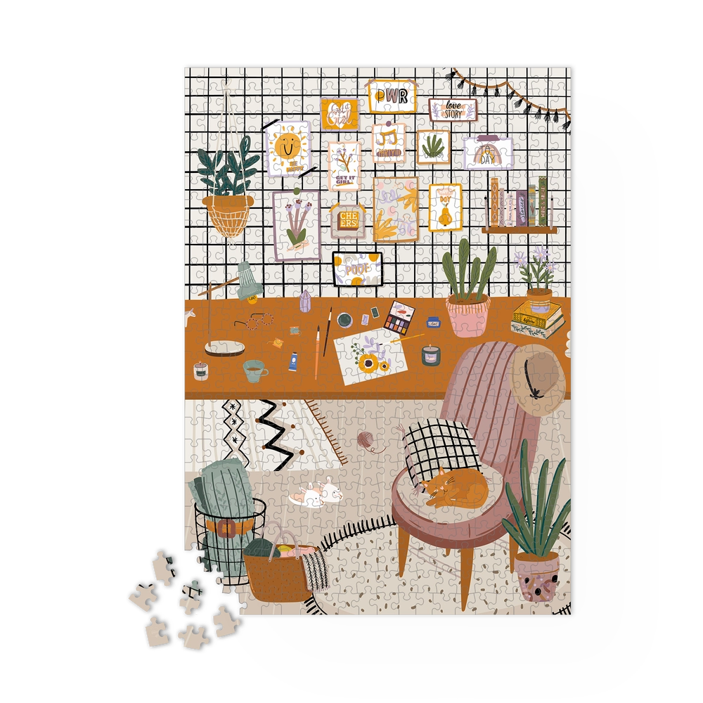 Puzzle 1000 pièces - "L'atelier"