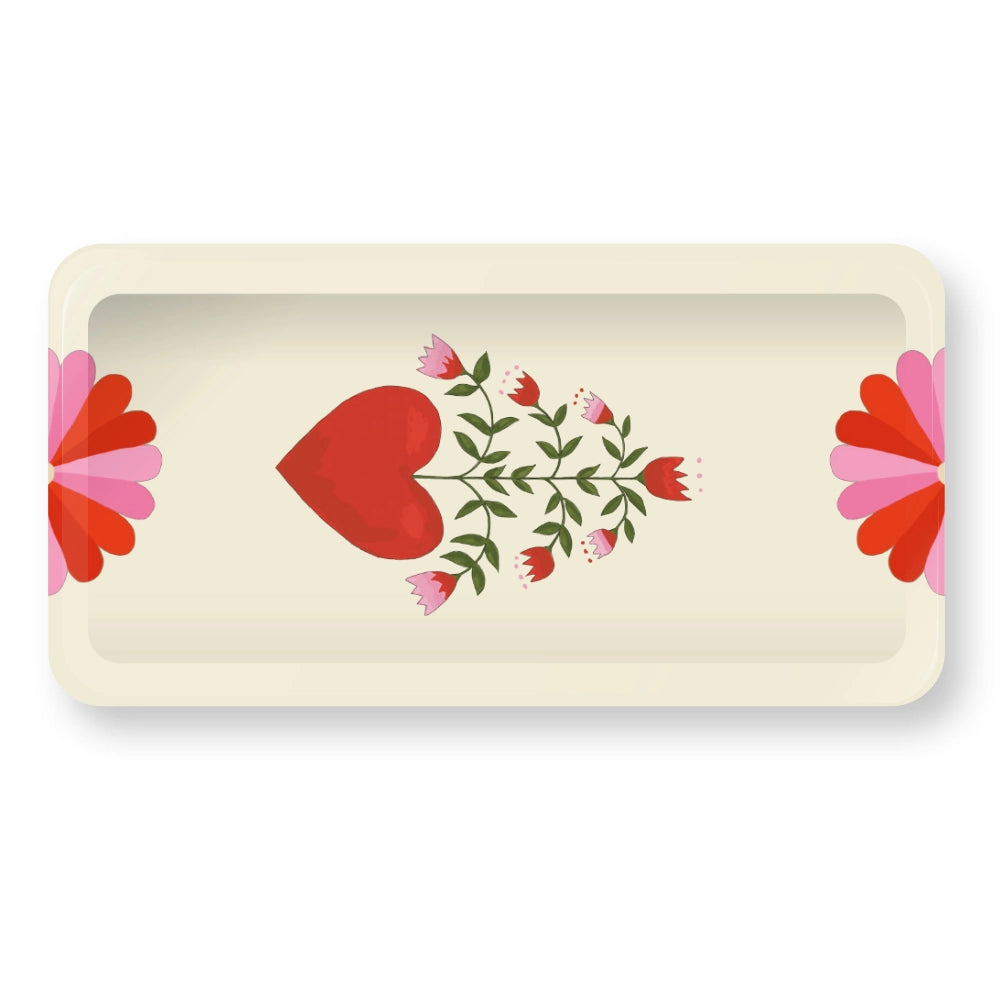 Plateau motif coeur