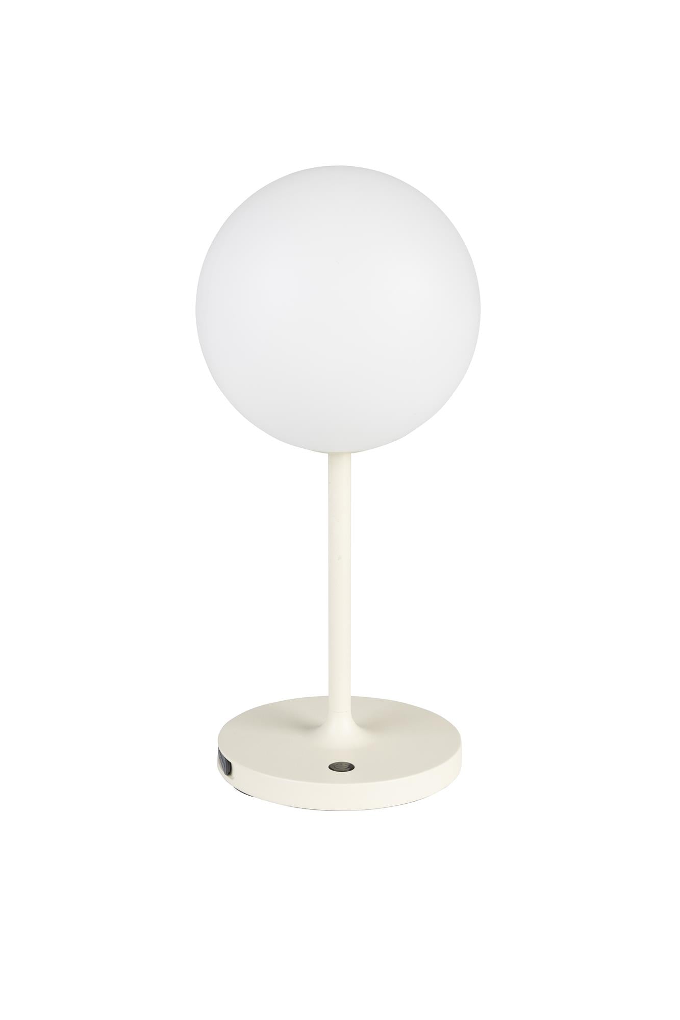 Lampe portable beige