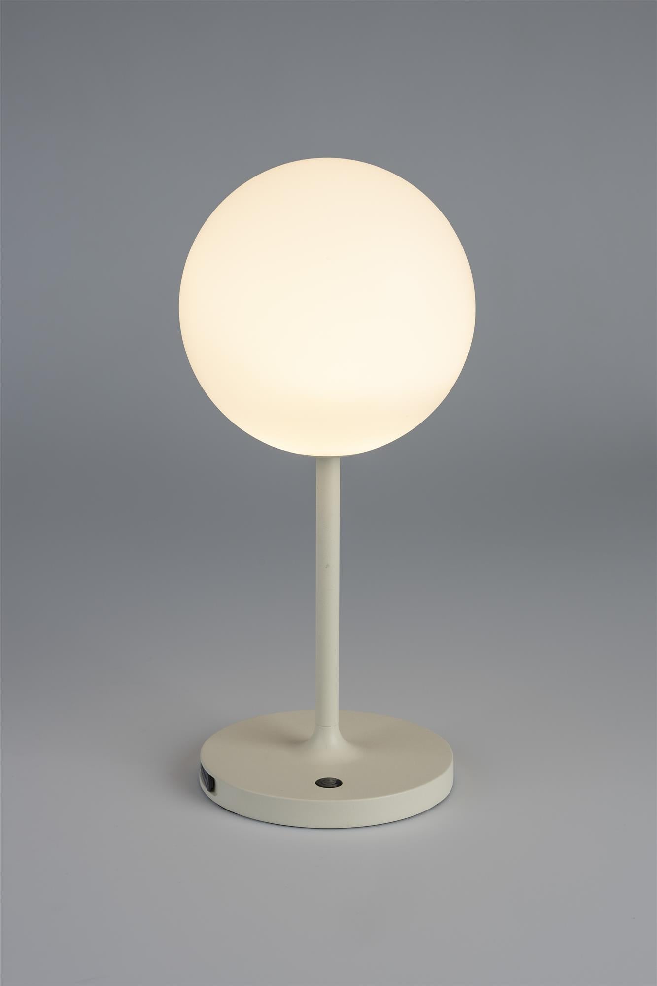 Lampe portable beige
