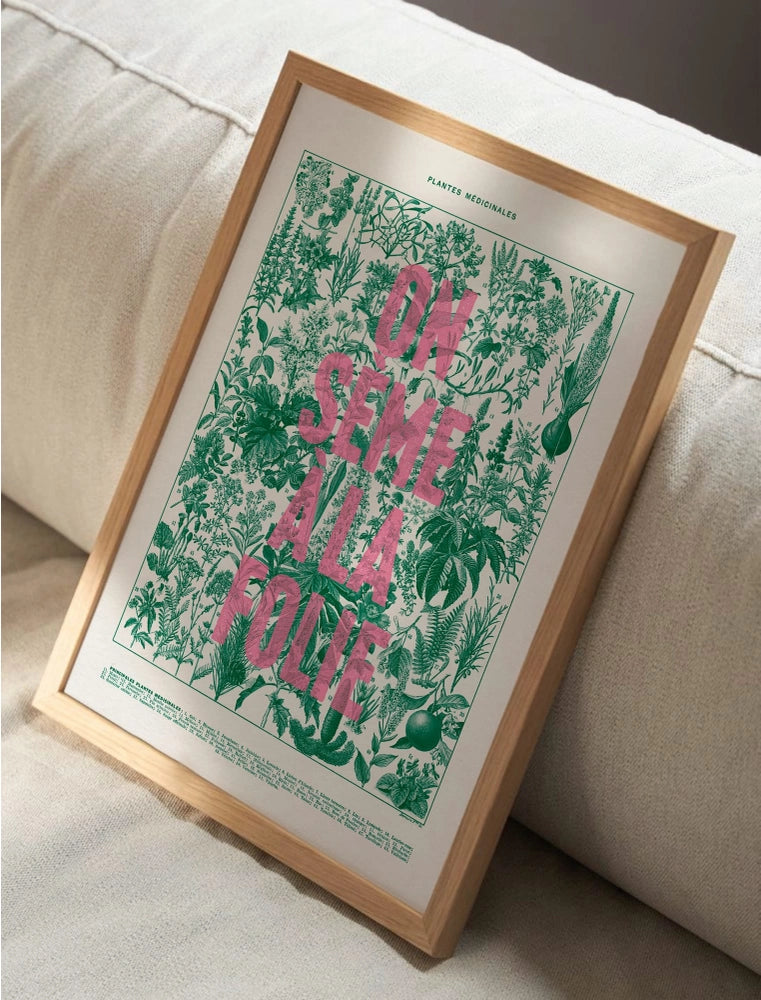 Affiche A4 "On sème à la folie"