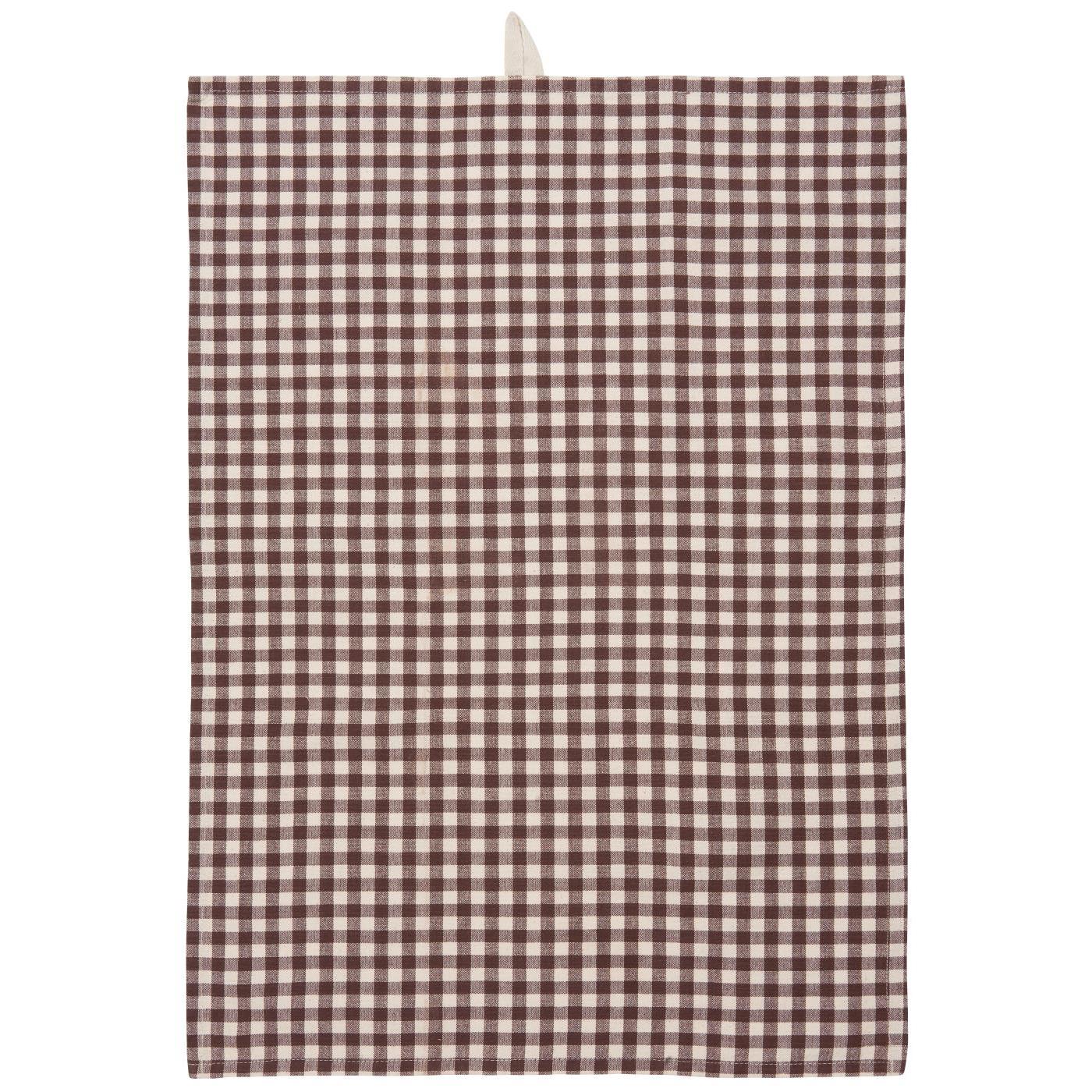 Torchon Vichy Marron