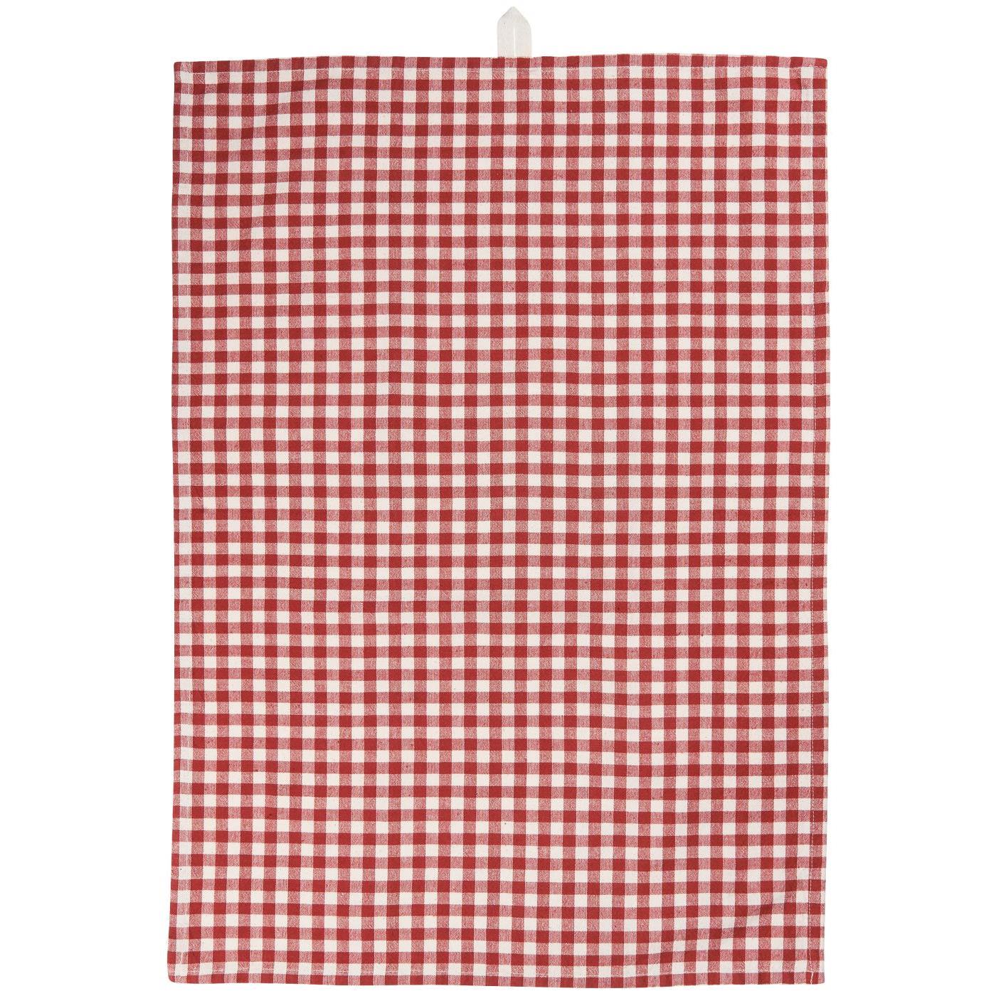 Torchon Vichy Rouge