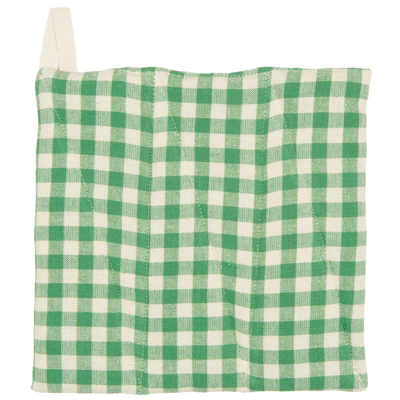 Manique vichy vert