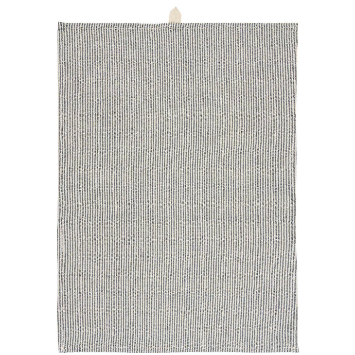 Torchon rayé bleu