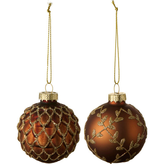Boule de Noël marron