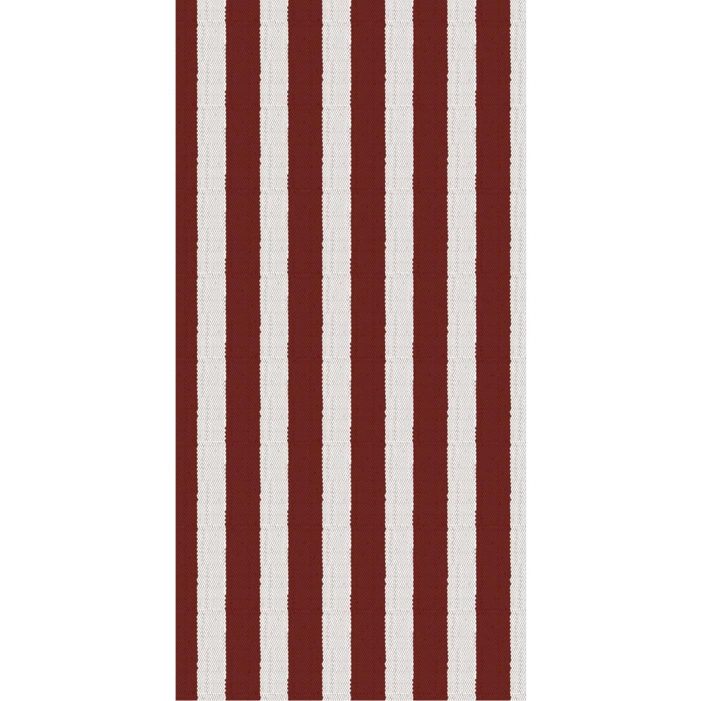 Serviettes en papier rayées marron