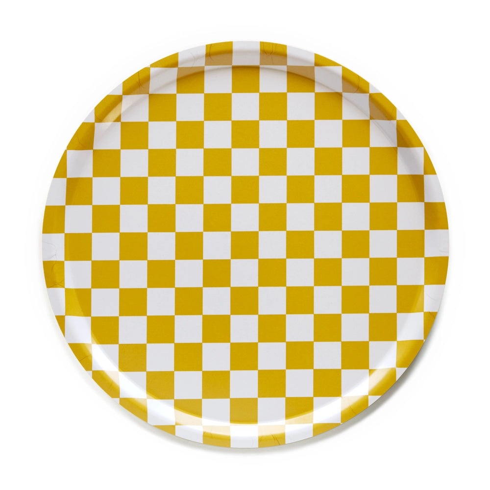 Plateau Rond à damier