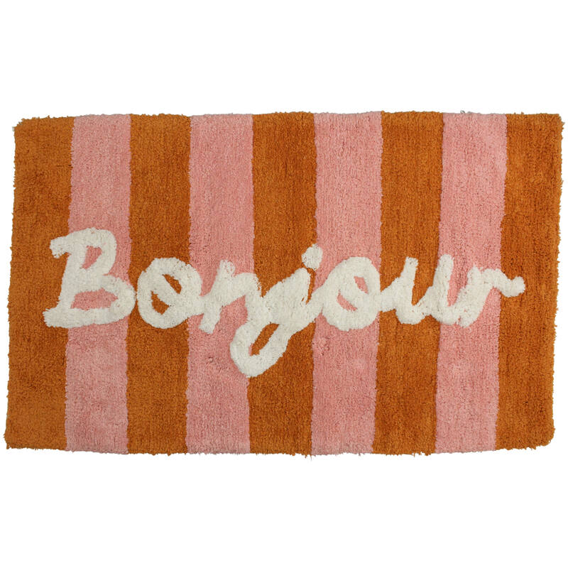 Tapis de bain "Bonjour"