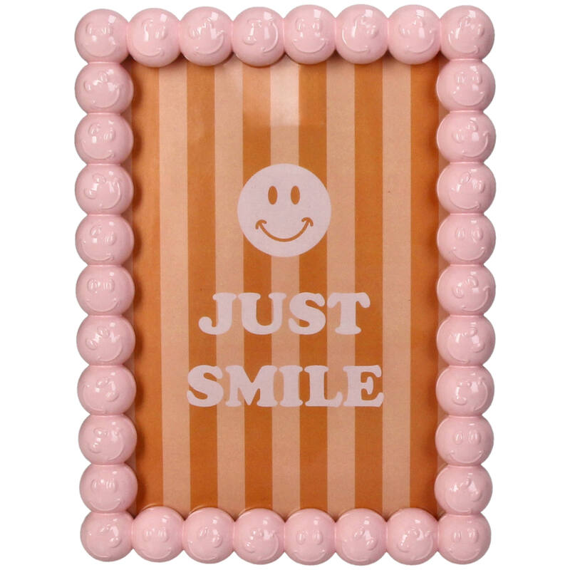 Cadre rose Smiley