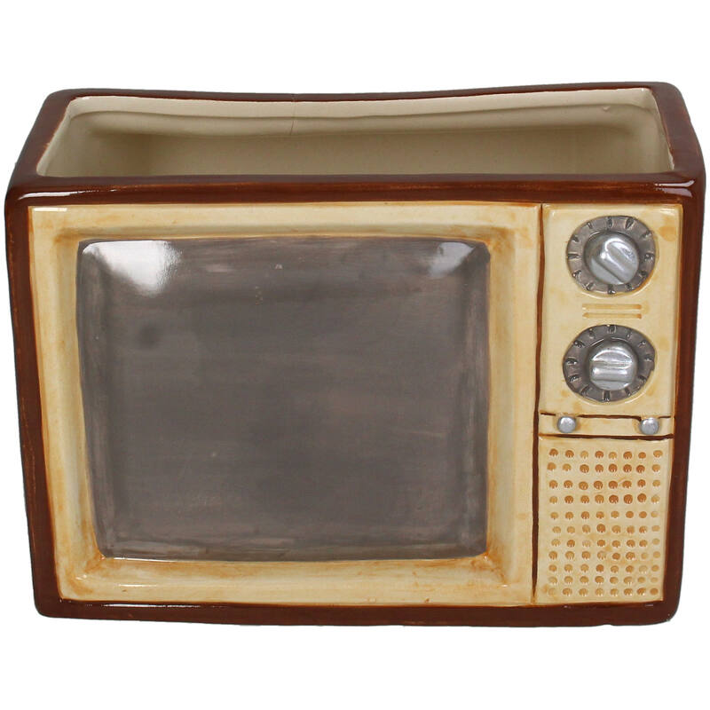 Cache-pot Retro TV