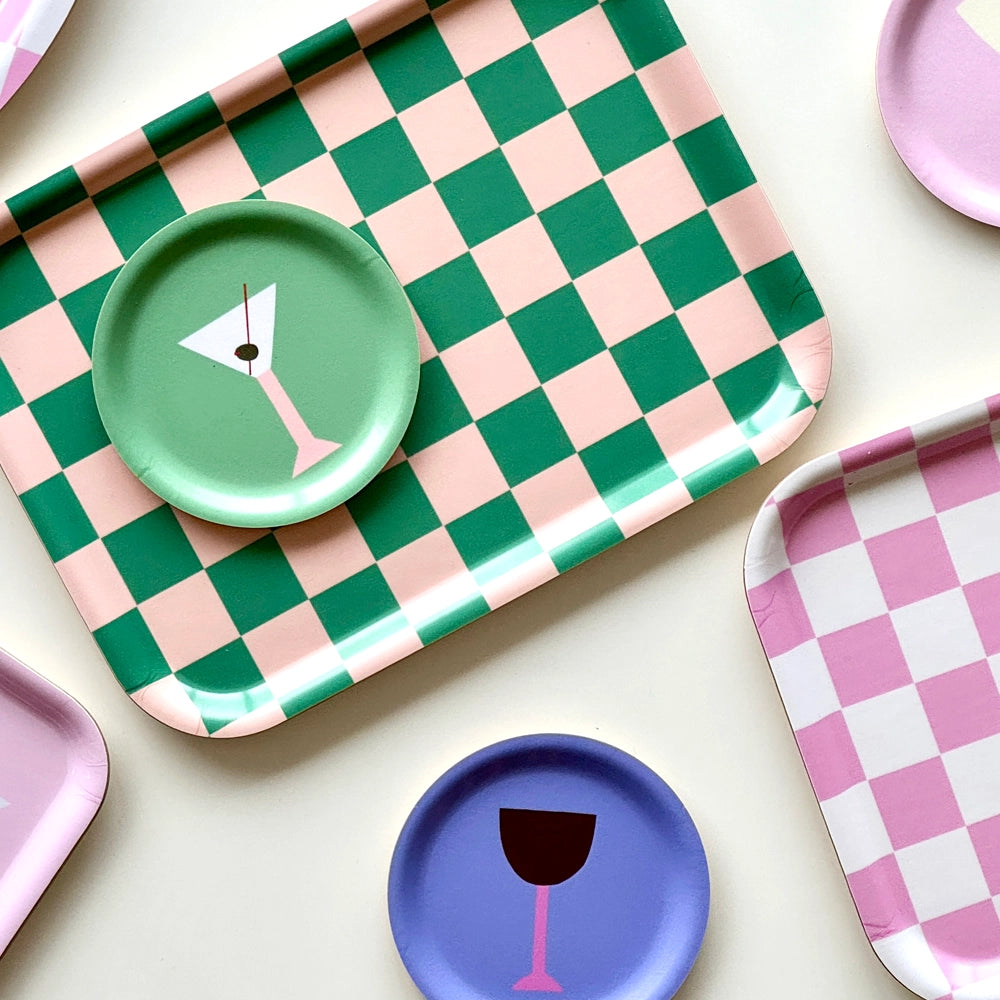 Plateau à damier