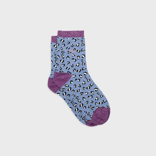 Chaussettes léopard BEU/KAKI