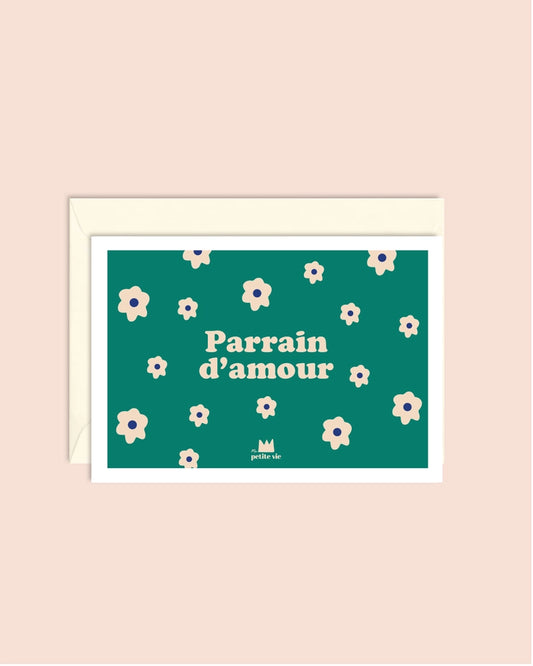 Carte + Enveloppe "Parrain d'amour"