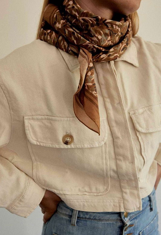 Foulard Songe Noisette