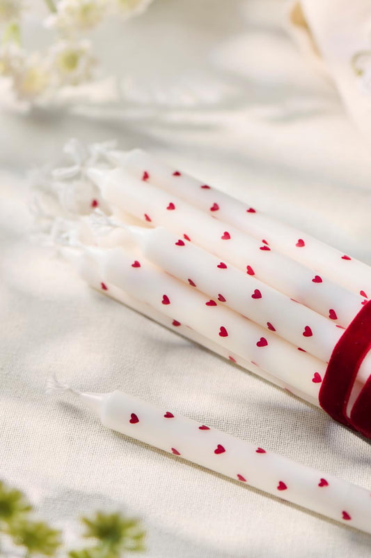 Bougie fine Coeurs