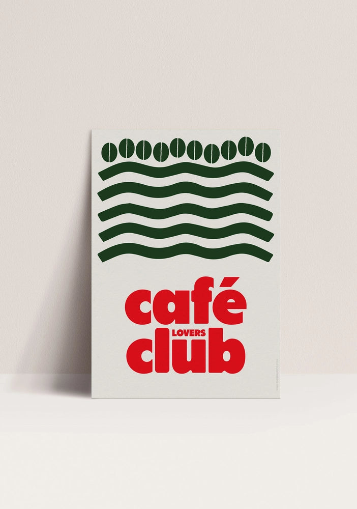 Affiche 50x70cm "Café lovers Club"