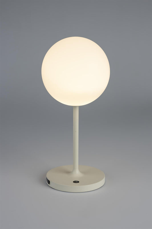 Lampe portable beige