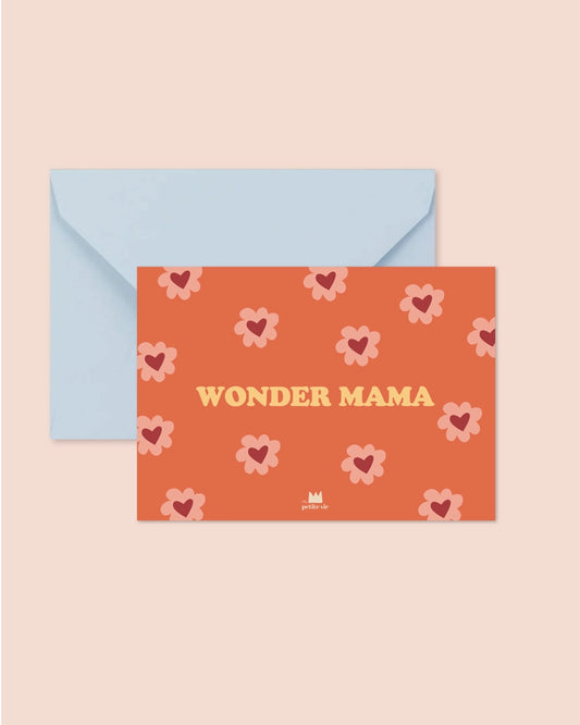 Carte + Enveloppe "Wonder Mama"