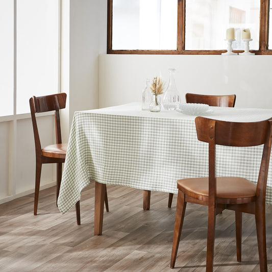 Nappe 150x250cm Vichy Eucalyptus