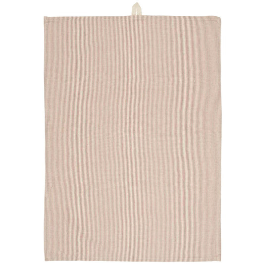 Torchon rayures fines Lilas