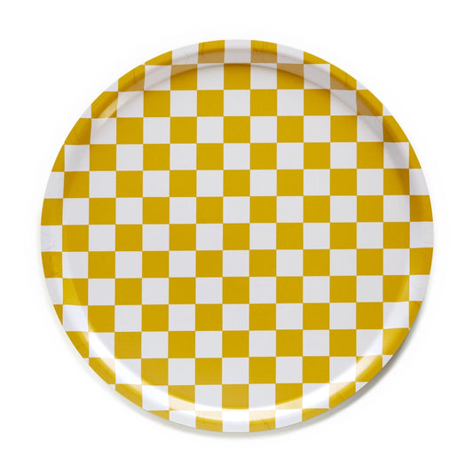 Plateau Rond à damier