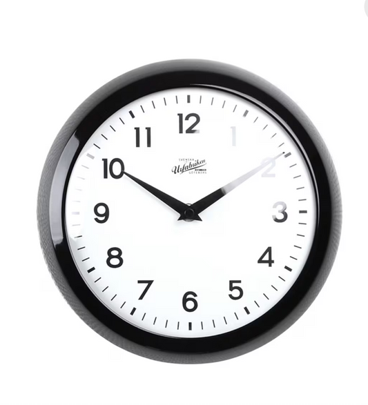 Horloge murale Noir