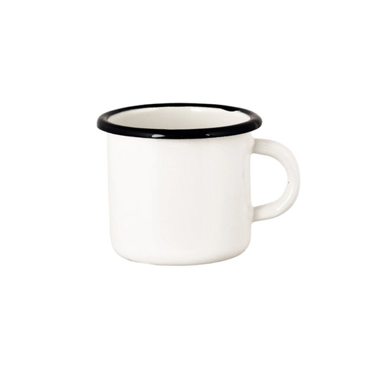 Tasse émail Blanc