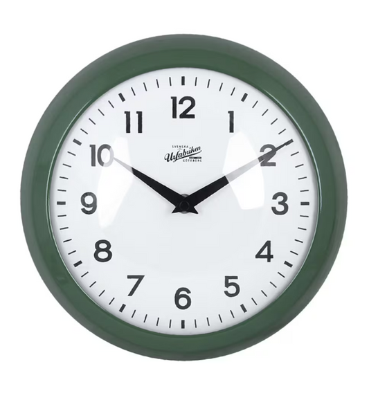 Horloge murale Vert