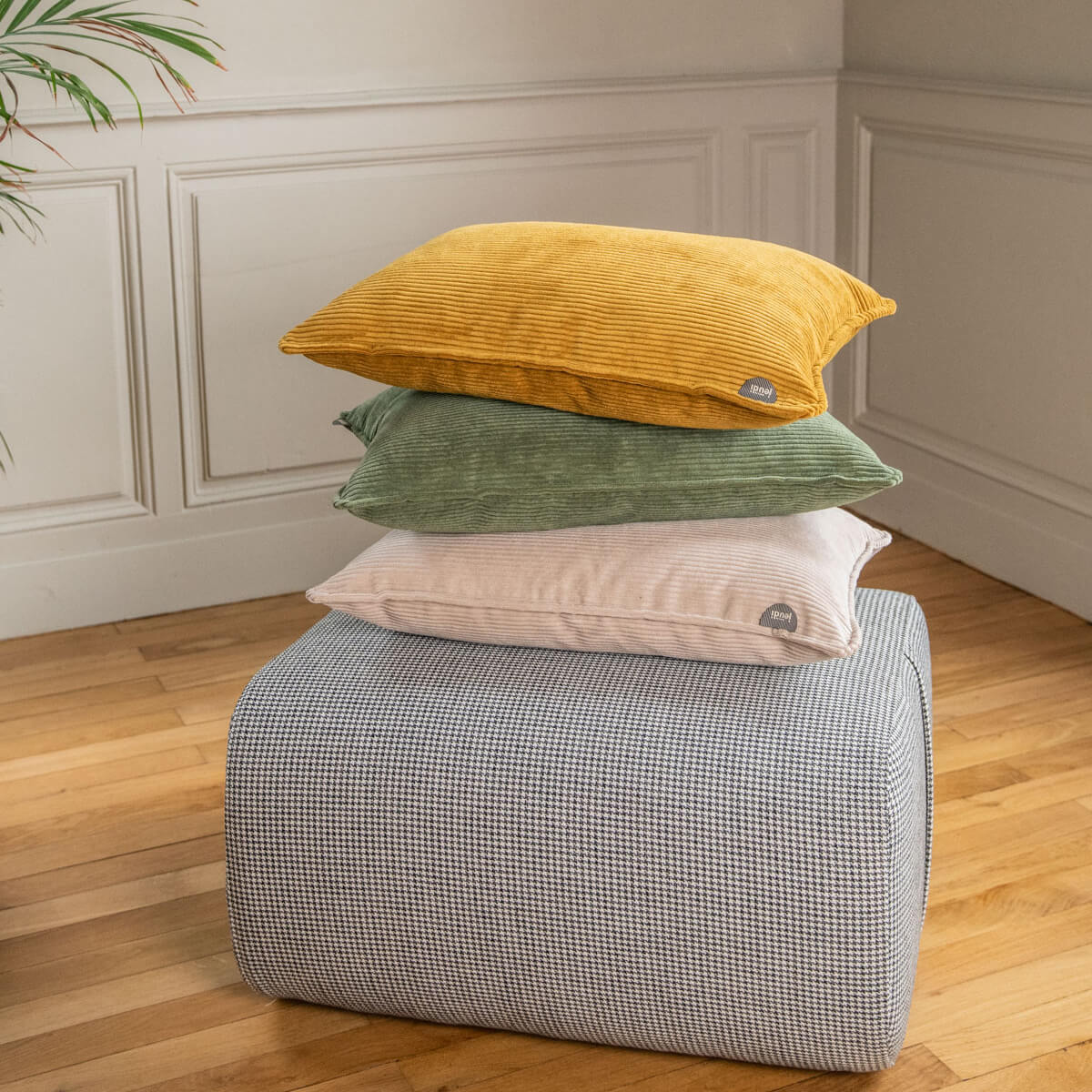 Pouf COCOTTE NOIR & BLANC