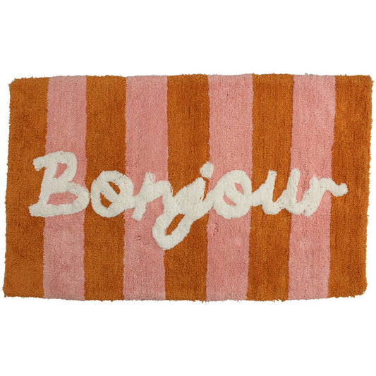 Tapis de bain "Bonjour"