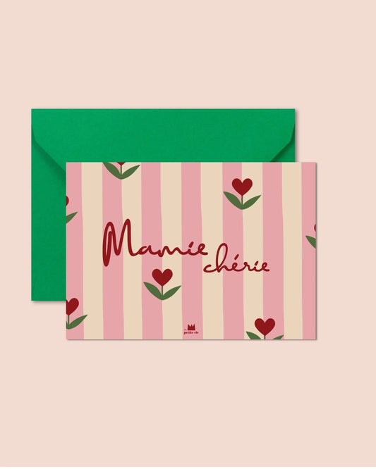Carte + Enveloppe "Mamie Chérie"