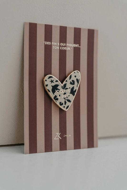 Pins Coeur Libre