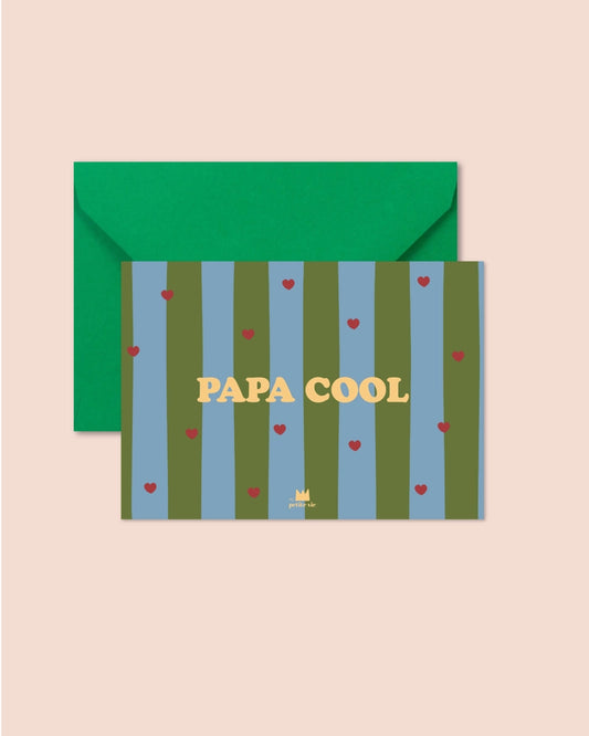 Enveloppe + Carte "Papa Cool"