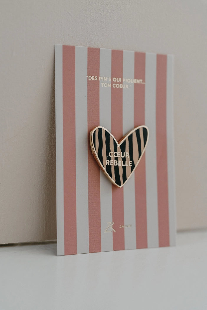 Pins Coeur Rebelle