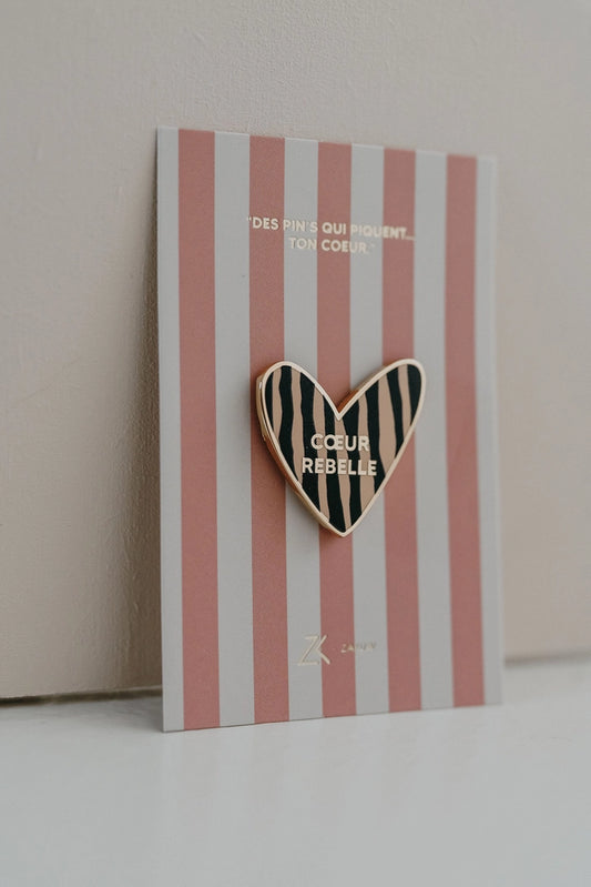 Pins Coeur Rebelle