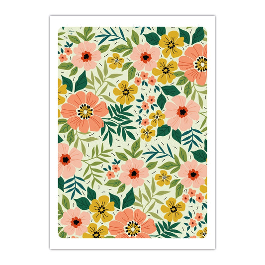 Affiche A4 - "Floraison"